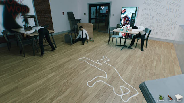 Blueman là game kinh dị lấy bối cảnh công sở