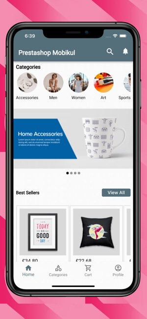 Chuyển đổi cửa hàng PrestaShop của bạn thành một ứng dụng mua sắm di động hoàn chỉnh trên di động