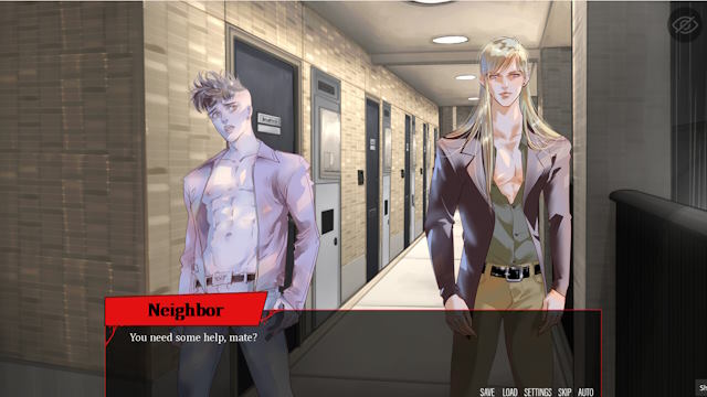 The Monster Next Door là game visual novel kinh dị chủ đề Boys Love