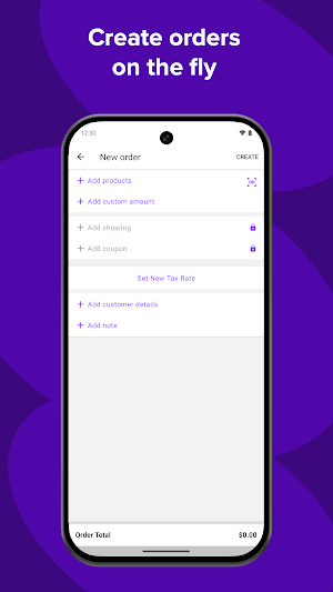 Tạo đơn hàng dễ dàng