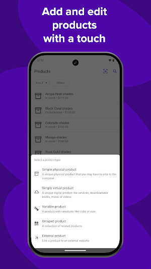 Tạo và chỉnh sửa sản phẩm dễ dàng