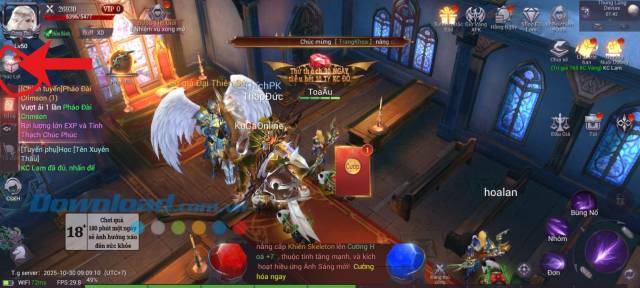 Nhấn vào mục Phúc lợi