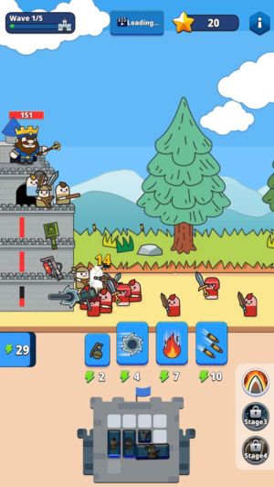 Game chiến thuật phòng thủ tháp căng thẳng