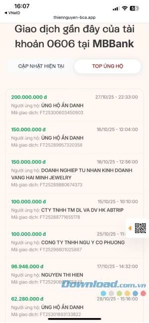 ung ho dong bao vung lu tren VNeID 5*543017