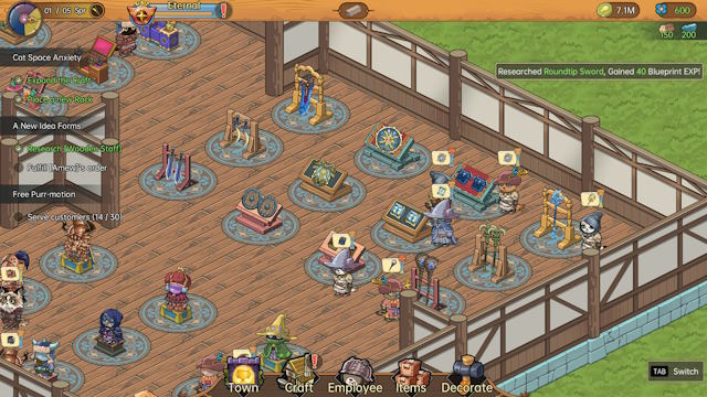 Điều hành một xưởng rèn mèo độc đáo