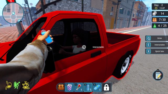 Ăn xin, nhặt rác, bán hàng và làm đủ mọi cách để tồn tại trong Street Life Simulator game