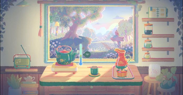 This Warm PlaceGame khám phá cuộc sống bên tách trà thơm