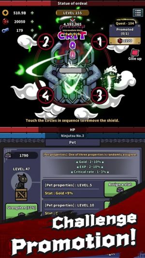  Phát triển liên tục bằng cách luyện tập và thăng cấp!