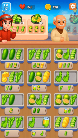 Chơi qua các cấp độ thử thách khác nhau 