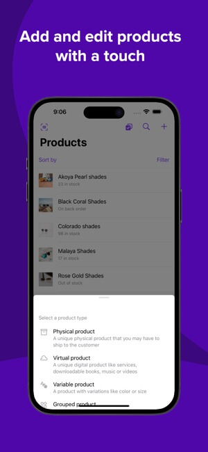 Tạo và chỉnh sửa sản phẩm dễ dàng