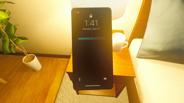 Tương tác với Airi thông qua giao diện mô phỏng smartphone