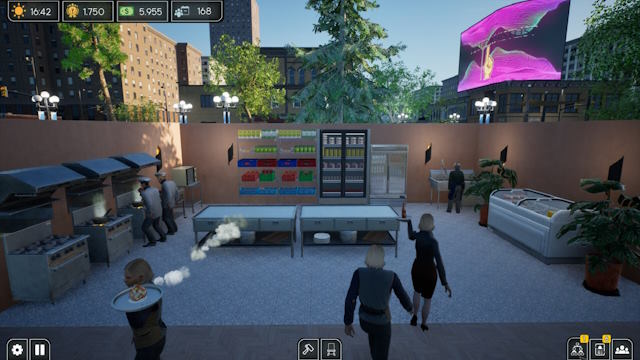 Thiết kế không gian, tuyển dụng nhân viên và phát triển nhà hàng