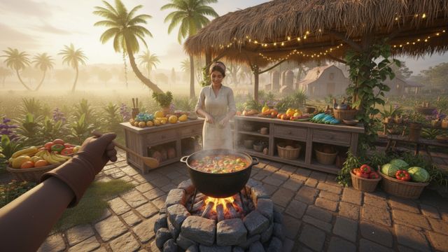 Mọi hành vi và hành động trong My Little Farm đều dựa trên cơ chế vật lý thực