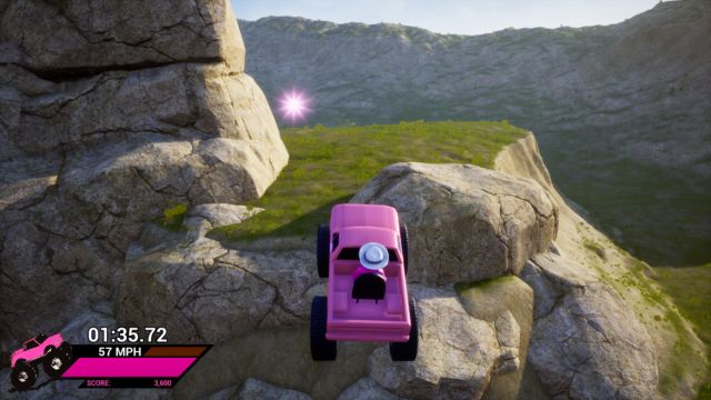 Lái xe vượt chướng ngại vật để kiếm điểm ma thuật và combo điểm thưởng