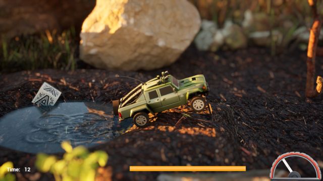 Lái xe ô tô đồ chơi chinh phục nhiều địa hình và thử thách thú vị