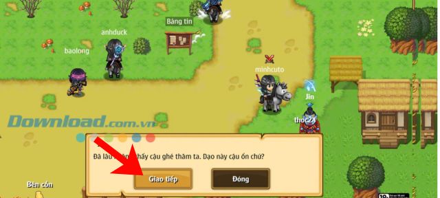 Chọn mục Nhận quà Giftcode