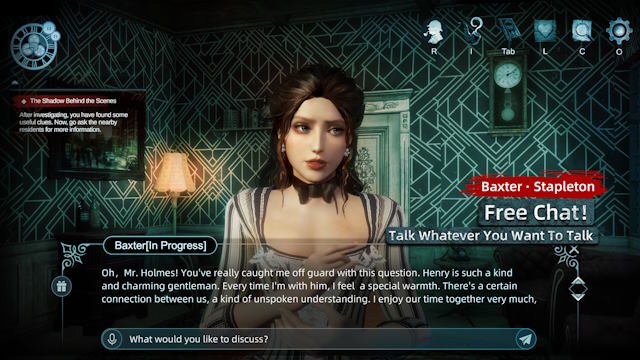 Người chơi có thể trò chuyện tự do với NPC