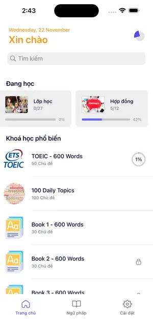 Từ vựng 123 cho iOS