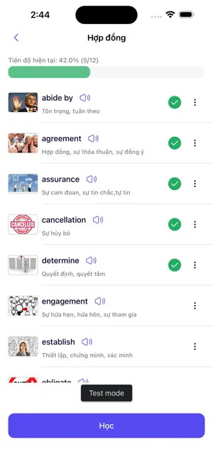 Từ vựng 123 cho iOS