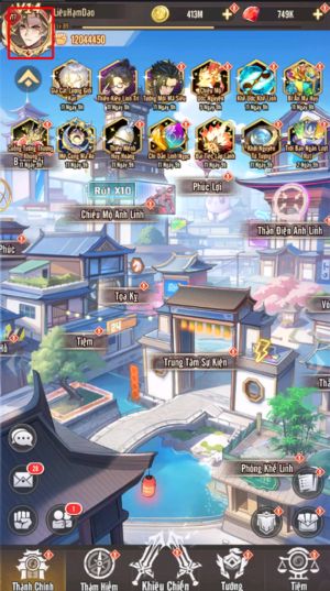 Ấn biểu tượng AVATAR