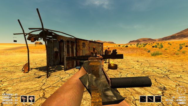 Chiến đấu với những người sống sót và kẻ thù chưa biết trong Apocalypter game