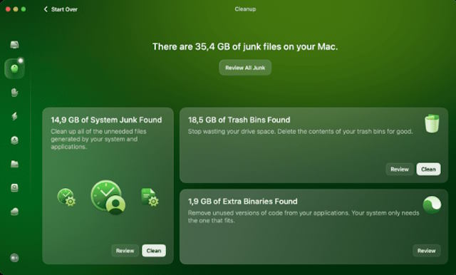 Dọn rác, bảo vệ, tối ưu hóa và tăng tốc máy Mac