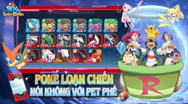 Poke loạn chiến, nói không với Pet phế