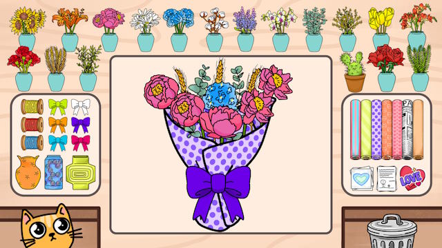 Tạo ra những bó hoa rực rỡ theo yêu cầu của khách hàng