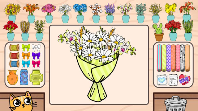 Mỗi bó hoa là một câu chuyện về người dân thị trấn