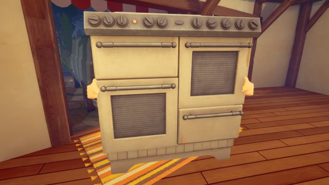 Mỗi món đồ trong Move Together game có kích thước và hình dạng khác nhau