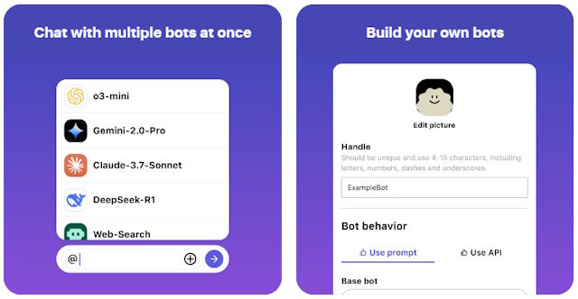 Chat với nhiều bot cùng lúc và tạo bot của riêng bạn
