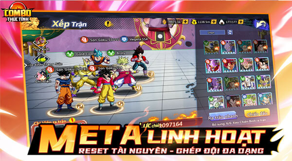 META linh hoạt, reset tài nguyên, ghép đội đa dạng