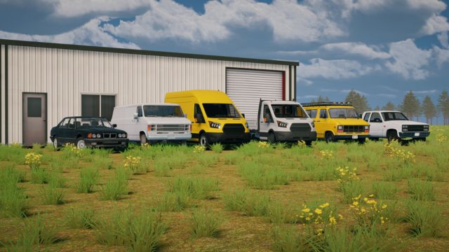 Khám phá bộ sưu tập xe phong phú trong game Country Drive Simulator