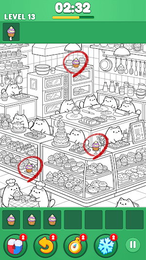 Các màn chơi trong Cat Snack Bar: Triple Match siêu thú vị, càng ngày càng khó