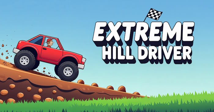 Extreme Hill DriverGame lái xe leo đồi dựa trên cơ chế vật lý