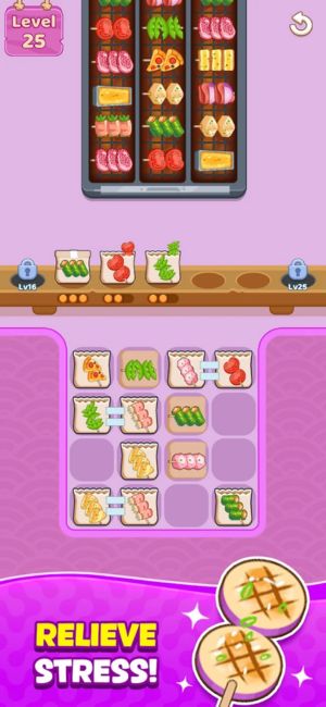 Đồ họa tươi tắn, chủ đề xiên nướng và ẩm thực