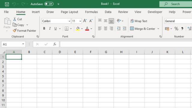 Giao diện Excel 2021 - Ứng dụng tạo bảng tính thuộc bộ Office 2021