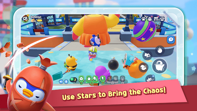 Party Pop Bubblyz cho bạn tham gia vào những màn hỗn loạn vui nhộn tại Penguin Park