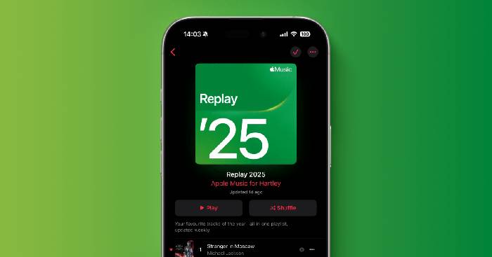 Cách xem thống kê nghe nhạc Apple Music Replay 2025