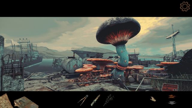 Game Back in the Swamp sở hữu đồ họa vẽ tay siêu thực, không có lời dẫn hay hội thoại