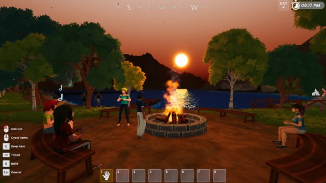 Thu hút khách hàng sử dụng các dịch vụ như cắm trại, đốt lửa trại, tiệc BBQ...