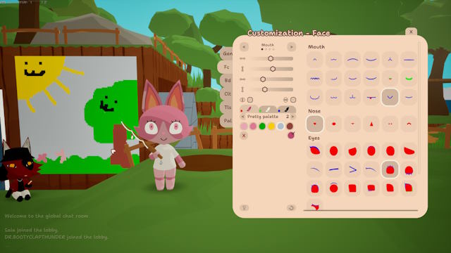 Tùy chỉnh nhân vật theo ý thích