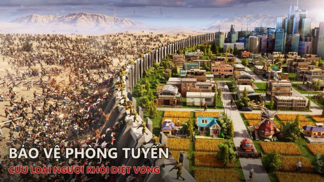 Bảo vệ phòng tuyến, cứu loài người khỏi diệt vong
