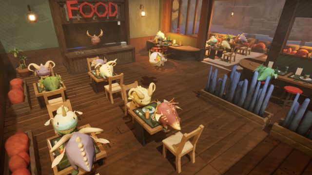 Tự do trang trí nhà hàng đồ ăn nhanh dành cho những người bạn rồng dễ thương