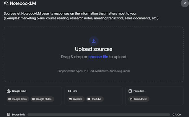 Sau khi tài liệu được tải lên, NotebookLM sẵn sàng hỗ trợ bạn