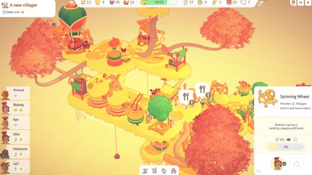 Phân công công việc cho từng dân làng và kết nối họ với nhau