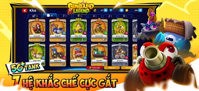 Hơn 50 tank, 7 hệ khắc chế cực gắt