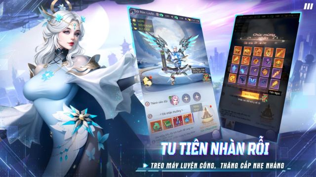 Tu tiên nhàn rỗi - Trep máy luyện công, thăng cấp nhẹ nhàng