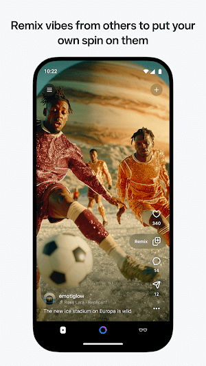 Remix và chia sẻ vibe từ cộng đồng AI Creators