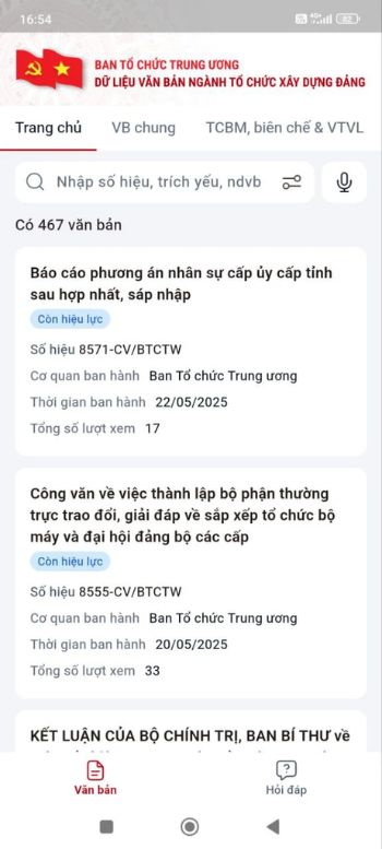 Quản lý hệ thống văn bản theo từng thư mục